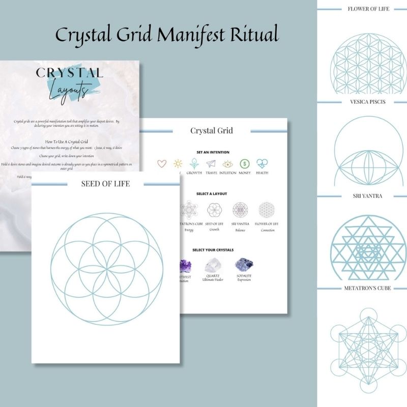 Crystal Meanings Journal - Printable Planner