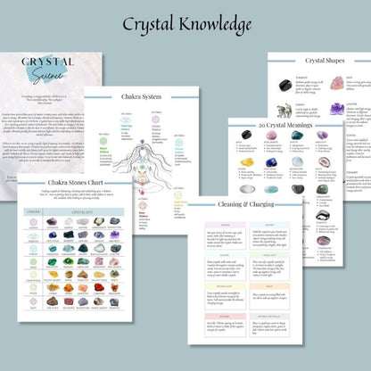 Crystal Meanings Journal - Printable Planner