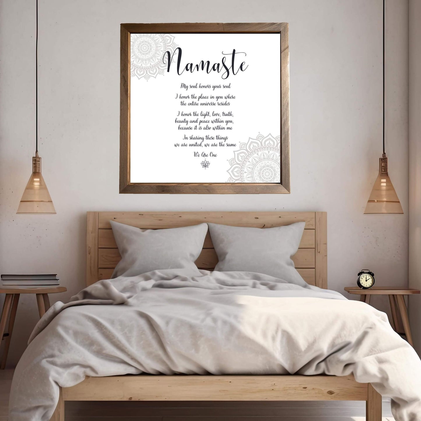 Namaste Wall Art Print - Printable Digital Download